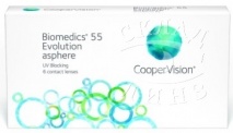 BIOMEDICS 55 Evolution 6 линз (Ежемесячные контактные линзы) - рис 1