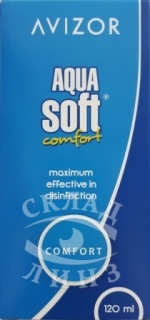 Aqua Soft Comfort+ 120 мл (Раствор для линз) - рис 1