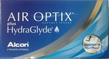 Air Optix Plus HydraGlyde 6 линз (Ежемесячные контактные линзы) - рис 1