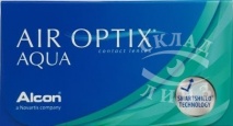 Air Optix Aqua 6 линз (Ежемесячные контактные линзы) - рис 1