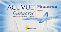 Acuvue Oasys 6 линз (Двухнедельные контактные линзы) - рис 1