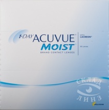 1-Day Acuvue Moist 90 линз (Однодневные контактные линзы) - рис 1