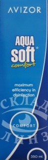 Aqua Soft Comfort+ 350 мл (Раствор для линз) - рис 1